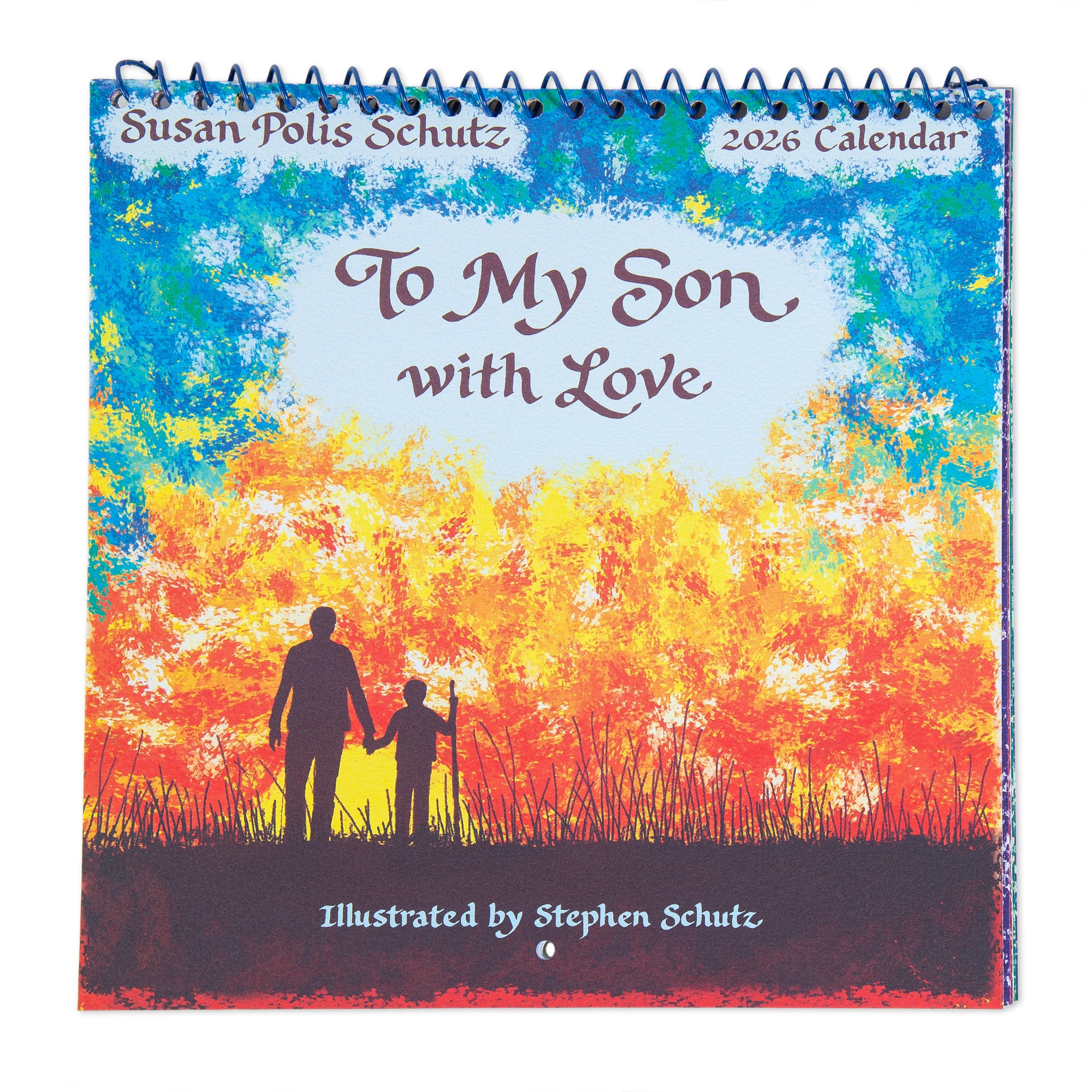 To My Son With Love - A Blue Mountain Arts Collection Hanging Wall Calendar 2026