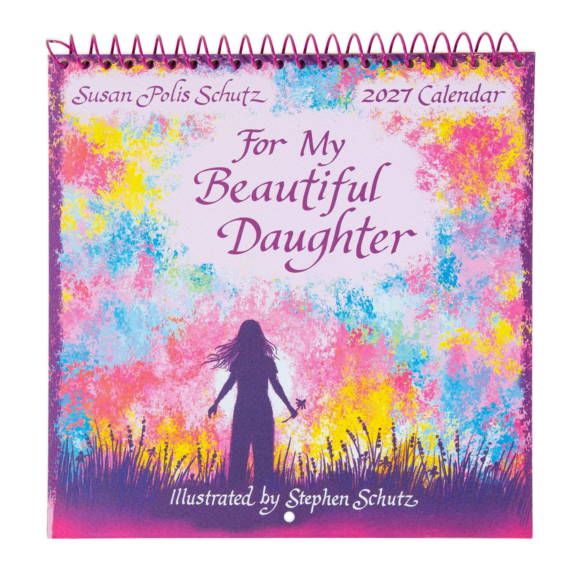 Blue Mountain Arts 'For My Beautiful Daughter' - Wall Calendar By Susan Polis Schutz 2027 19.6 x 19.6 cm