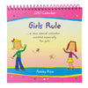 Blue Mountain Arts 'Girls Rule by Ashley Rice, Fun And Confidence Building' - Hanging Wall Calendar 2027 19.6 x 19.6 cm
