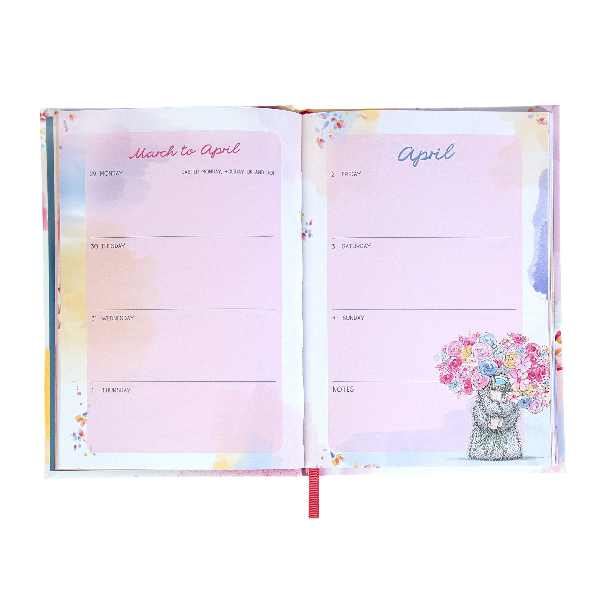 Me to You Tatty Teddy 2027 Diary A5 Size, Tatty Teddy Bear 15.2 x 21.6 cm