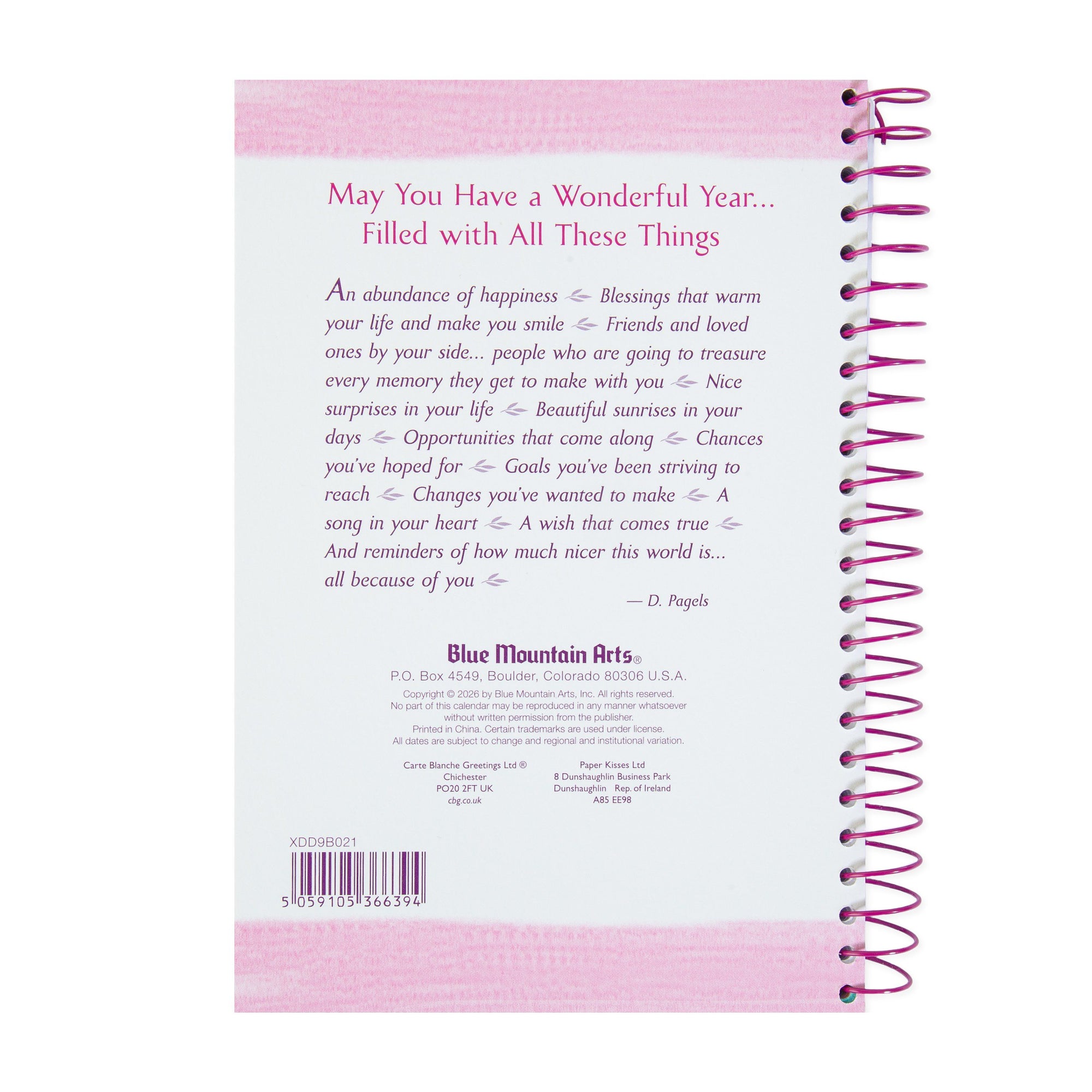 Blue Mountain Arts 2027 Weekly Planner Diary With Inspirational Quotes 'You Are One Amazing Lady' - By Douglas Pagels  14.8 x 20.3 cm