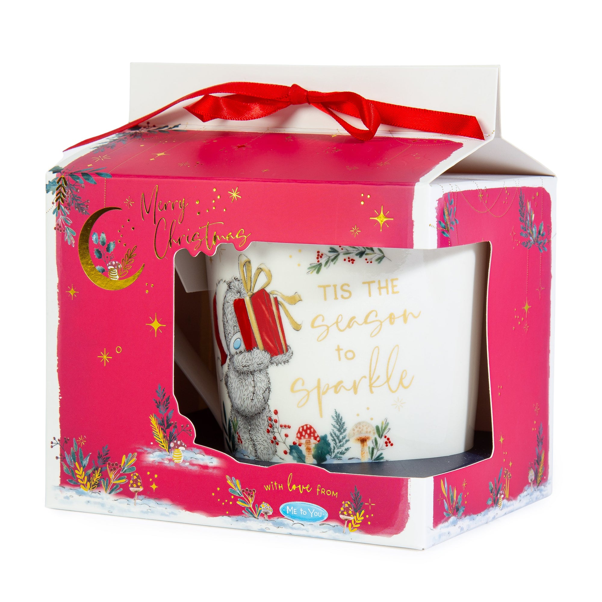 Me to You Tatty Teddy 'Season to Sparkle' Porcelain Christmas Mug