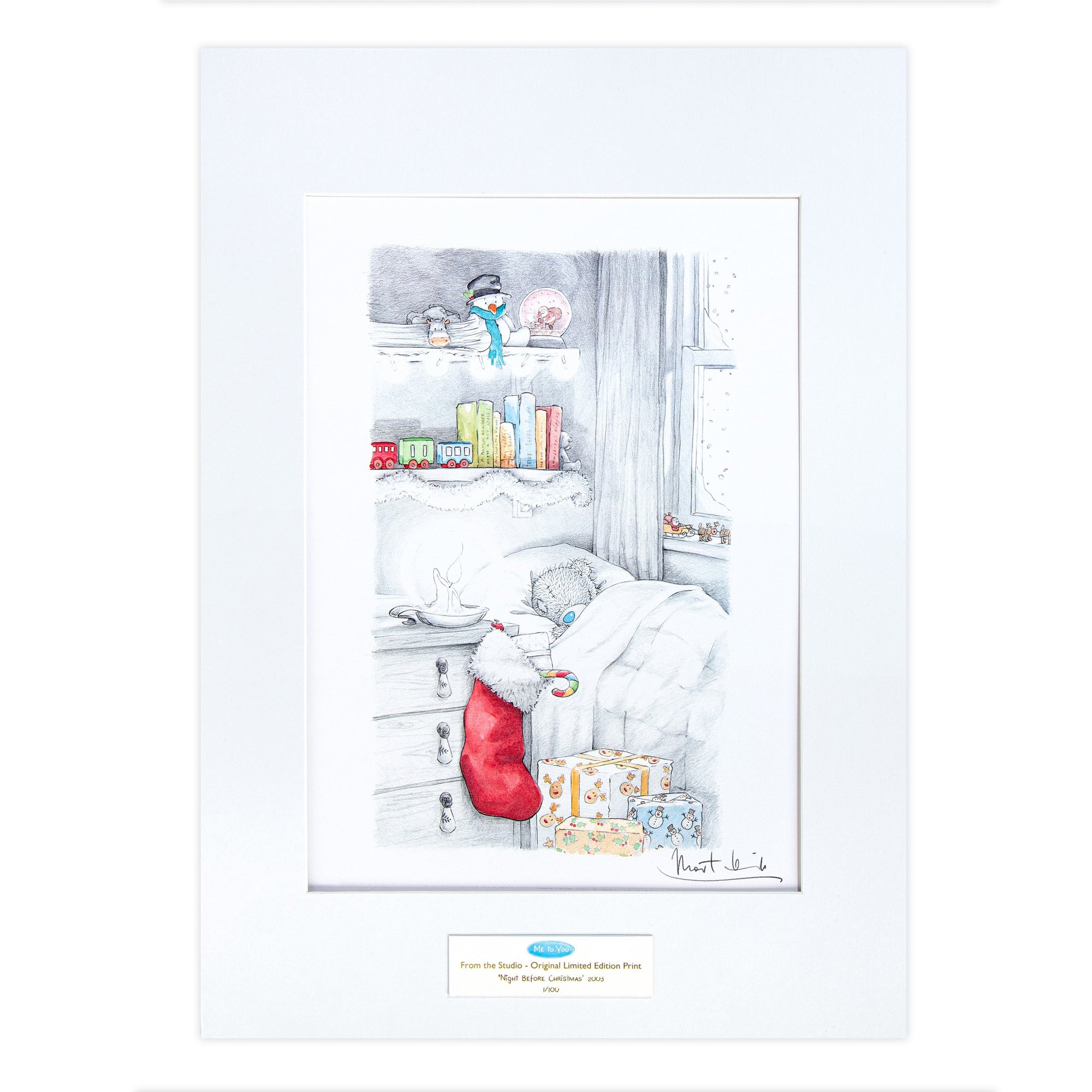 Me to You 'Night Before Christmas'  From the Studio Limited Edition A3 Print