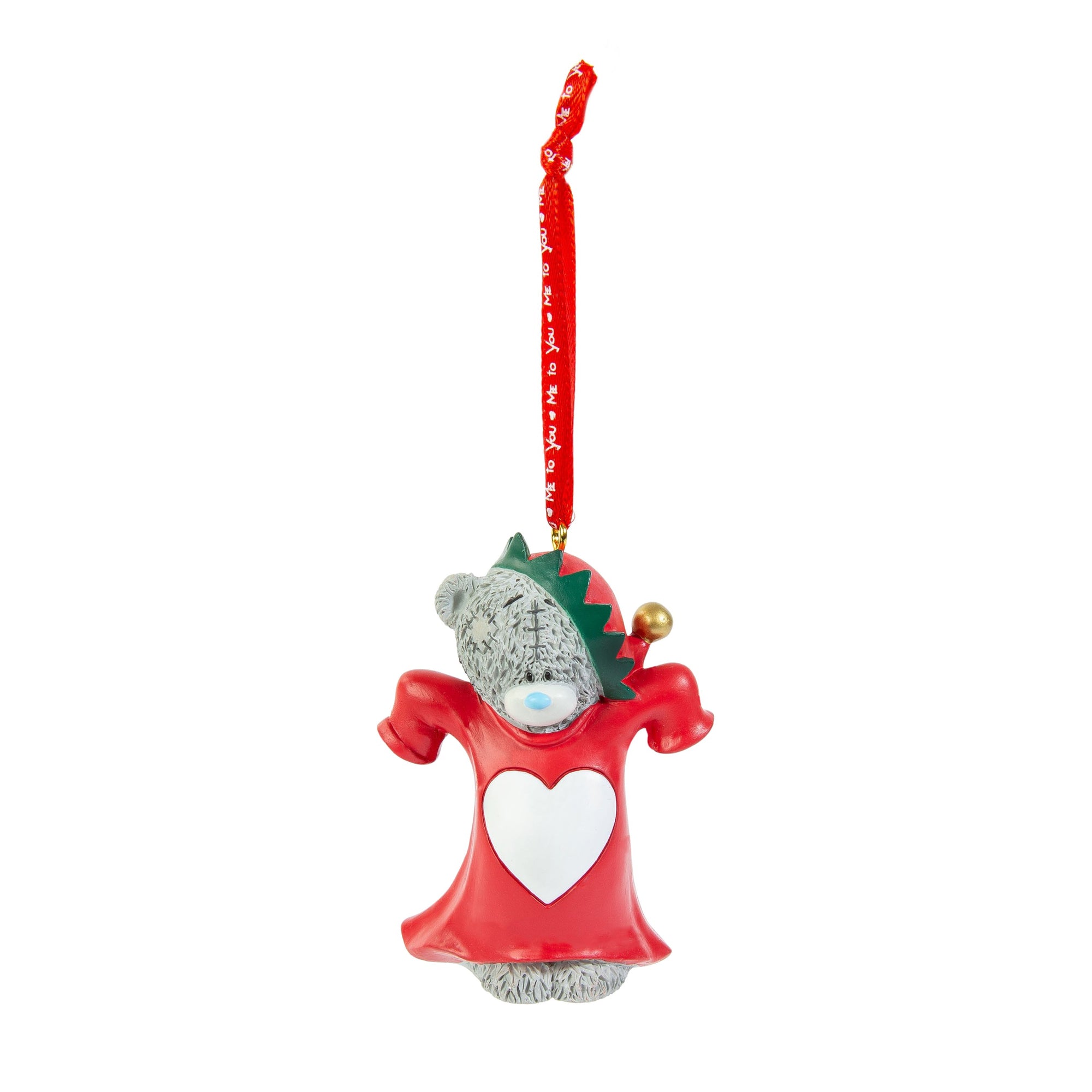 Me to You Tree Decoration With Satin Ribbon, Tatty Teddy With Christmas Jumper - Official Christmas Gift Collection
