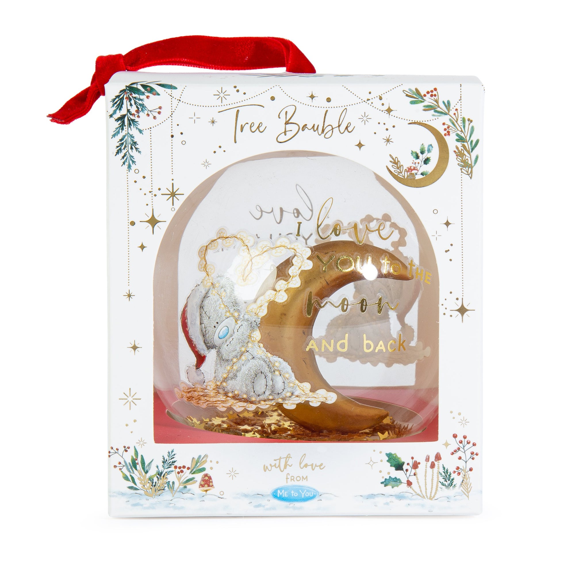 Me to You Tatty Teddy Moon And Back Christmas Tree Bauble Decoration