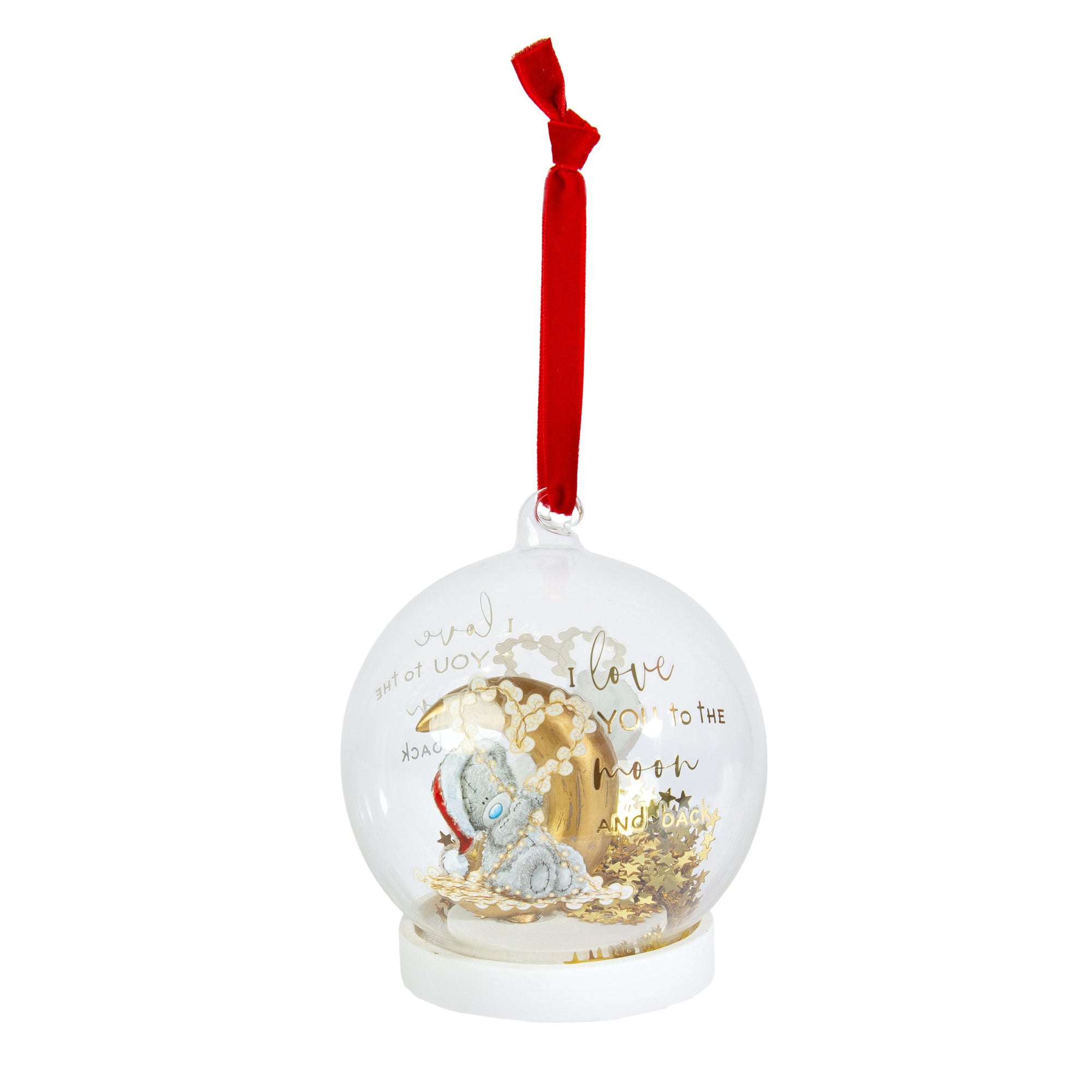 Me to You Tatty Teddy Moon And Back Christmas Tree Bauble Decoration