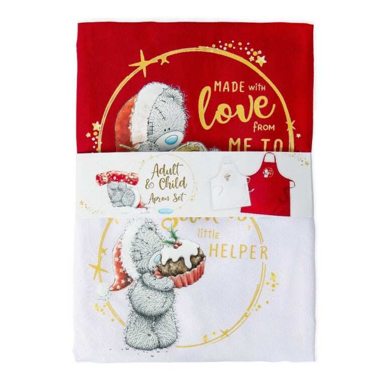 Adult & Child Christmas Apron Gift Set