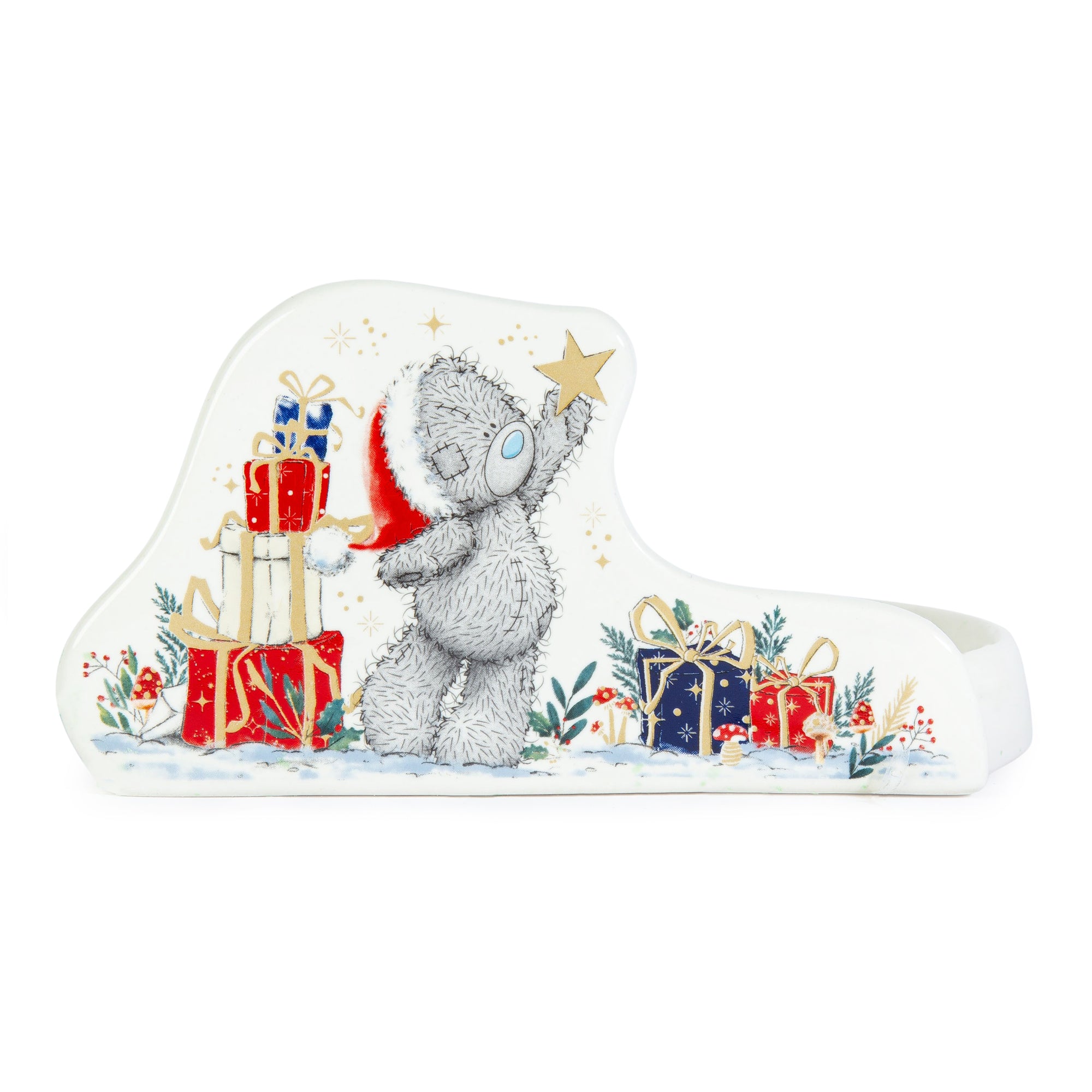 Me to You Tatty Teddy Christmas Candle Holder With Fir Tree Candle