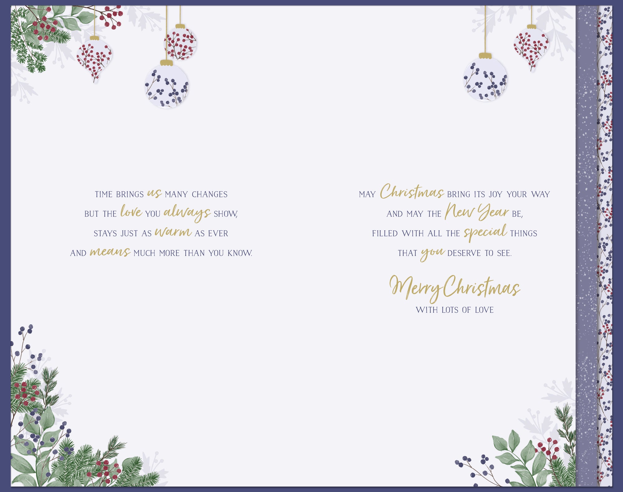 Luxury Handmade Die-Cut Christmas Card 'For A  Wonderful Mum',  Beautiful Festive Wreath Design - Wishing Well Studios Christmas Card 7 X 11 inches