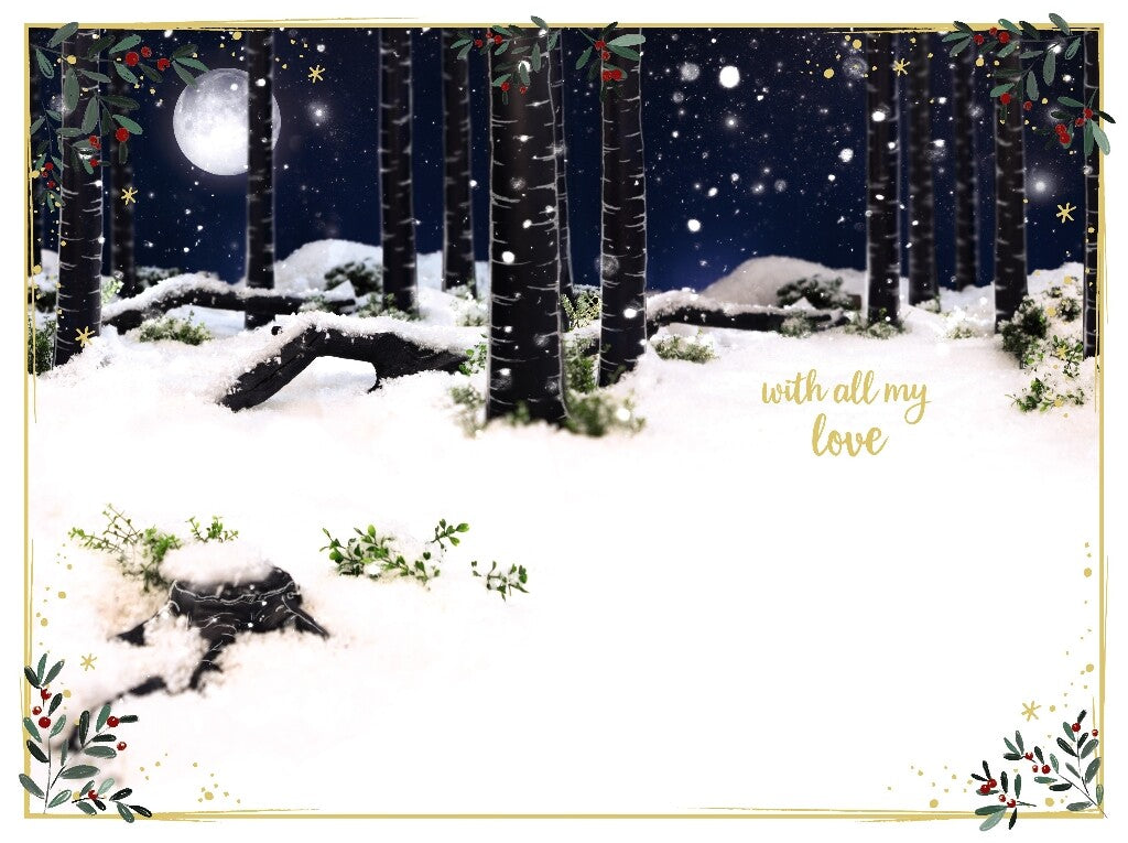 Me to You Tatty Teddy 'Gorgeous Girlfriend' 3D Christmas Card