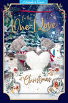 Me to You Tatty Teddy 3D Christmas Card For The One I Love 6x9ins - Official Collection