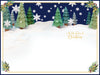 Me To You Tatty Teddy 3D Christmas Keepsake Card To A Special Couple, Tatty Teddy Bears Holding Gift 6 X 9 Inches - Official Collection