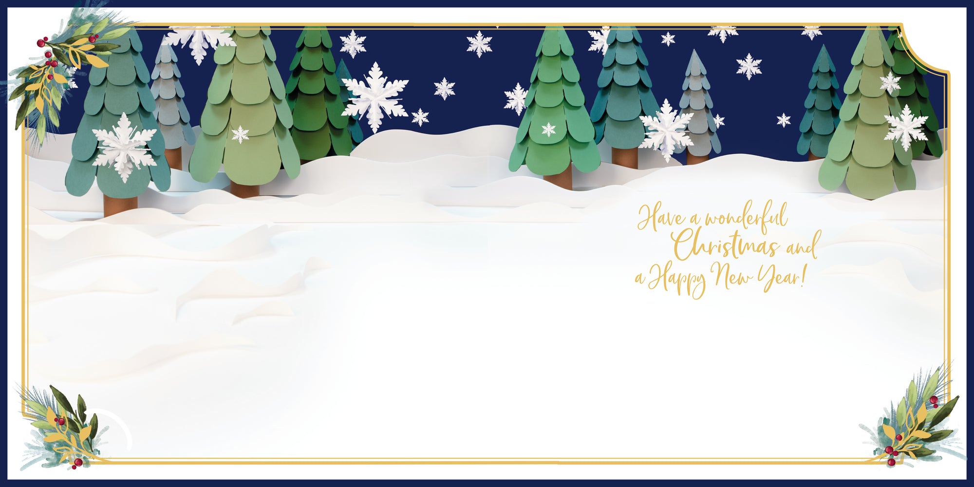 Me To You Tatty Teddy 3D Christmas Wishes Keepsake Card, Tatty Teddy Bear With Present 6 X 6 Inches - Official Collection