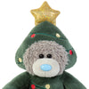 Me to You Tatty Teddy Plush Bear Dressed As Christmas Tree 13cm-High Bear On Gift Plinth