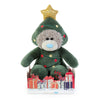 Me to You Tatty Teddy Plush Bear Dressed As Christmas Tree 13cm-High Bear On Gift Plinth