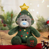 Me to You Tatty Teddy Plush Bear Dressed As Christmas Tree 13cm-High Bear On Gift Plinth