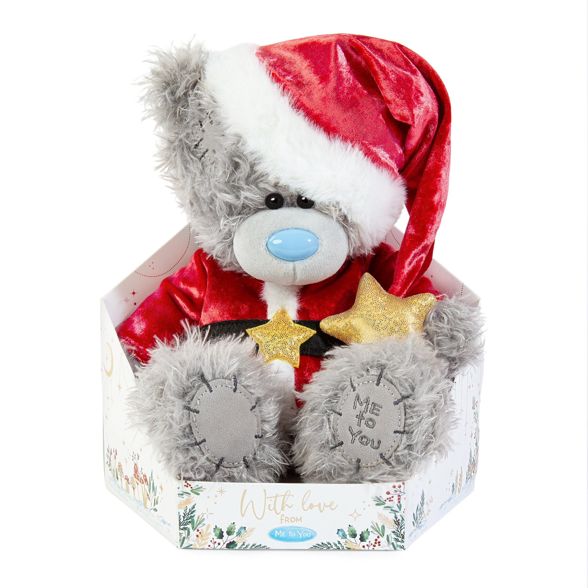 Me to You Tatty Teddy 19cm-High Cute Santa Bear In Luxury Gift Box