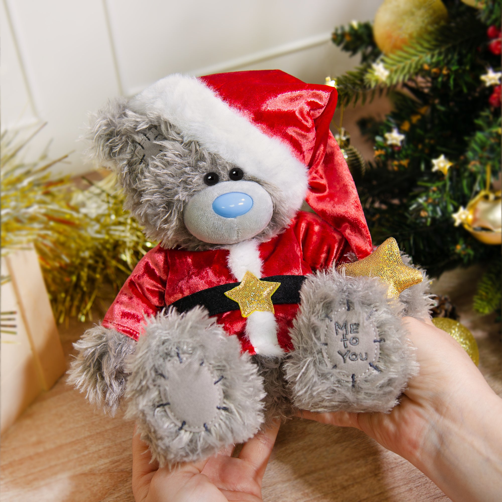 Me to You Tatty Teddy 19cm-High Cute Santa Bear In Luxury Gift Box