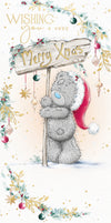 Me to You Tatty Teddy Christmas Money Wallet Card, Tatty Teddy Holding A Gift, For Cash Vouchers Or Gift Cards, 3 x 7 Inches - Official Collection