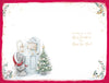 Me To You Tatty Teddy Christmas Card From Our House To Yours, Tatty Teddy Peeking Through Letterbox 5x8ins - Official Collection