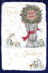 Me To You Tatty Teddy Christmas Card To The Best Uncle 5x8ins - Official Collection