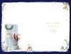 Me To You Tatty Teddy Christmas Card To The Best Uncle 5x8ins - Official Collection