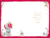 Me To You Tatty Teddy Christmas Card To A Lovely Niece 5x8ins - Official Collection