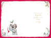 Me To You Tatty Teddy Christmas Card For Great Nan, Tatty Teddy Dressed As Christmas Pudding 5x8ins - Official Collection