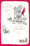 Me To You Tatty Teddy Cute Christmas Card For Wonderful Nana 5x8ins - Official Collection