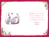 Me To You Cute Tiny Tatty Teddy Christmas Card Baby's First Christmas 5x8ins - Official Collection