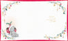 Me to You Tatty Teddy Christmas Card For A Lovely Niece, Tatty Teddy In A Christmas Pudding Costume, 6 x 7 Inches - Official Collection
