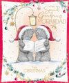 Me to You Tatty Teddy Christmas Card For A Special Grandma And Grandad, Two Tatty Teddy Bears Singing Carols By A Lantern, 6 x 7 Inches - Official Collection