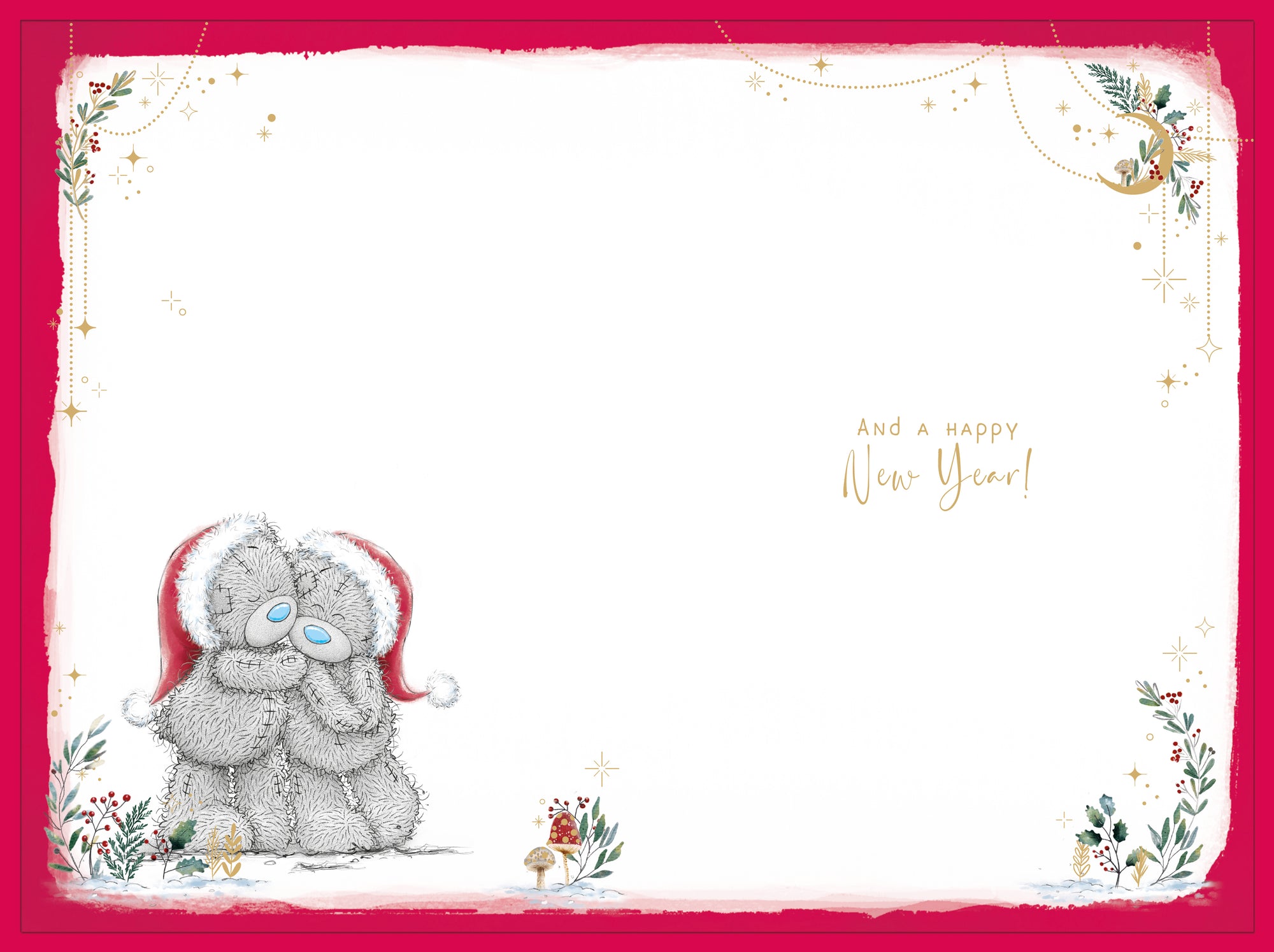 Me To You Tatty Teddy Christmas Card For A Special Couple, Luxury Card With Illustrated Paper Insert 6x9ins - Official Collection