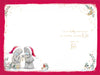 Me To You Tatty Teddy Christmas Card For The Most Amazing Wife, Cute Card With Illustrated Paper Insert 6x9ins- Official Collection