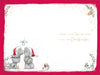 Me To You Tatty Teddy Christmas Card For The One I Love, Cute Card With Paper Insert 6x9ins - Official Collection