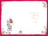 Me To You Tatty Teddy To A Wonderful Granddaughter Christmas Card 6x9ins - Official Collection