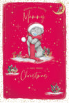Me To You Tatty Teddy Christmas Card To An Amazing Mammy, Tatty Teddy In The Snow, 6x9ins - Official Collection
