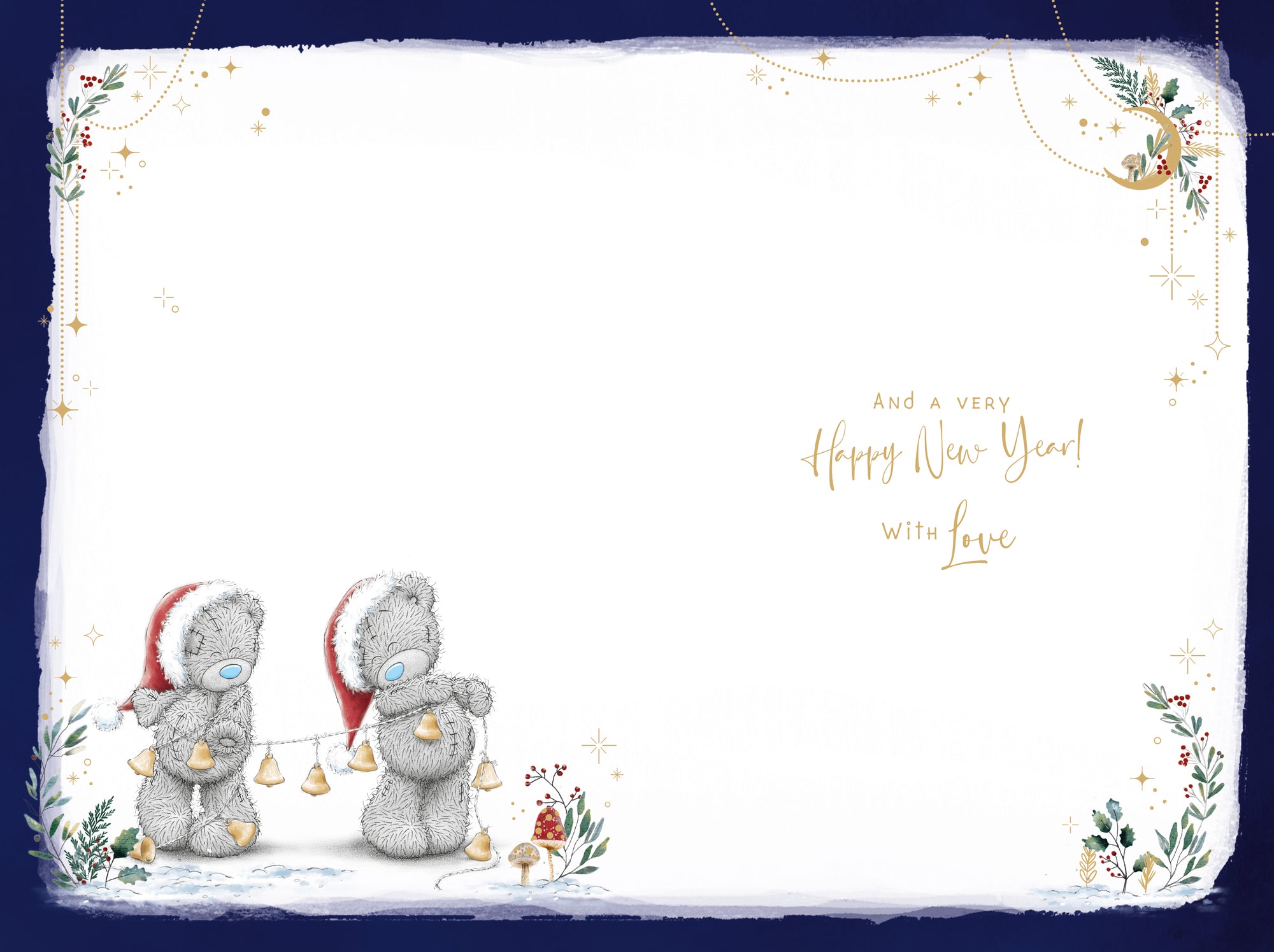 Me To You Tatty Teddy Lovely Grandad Cute Christmas Card 6x9ins - Official Collection