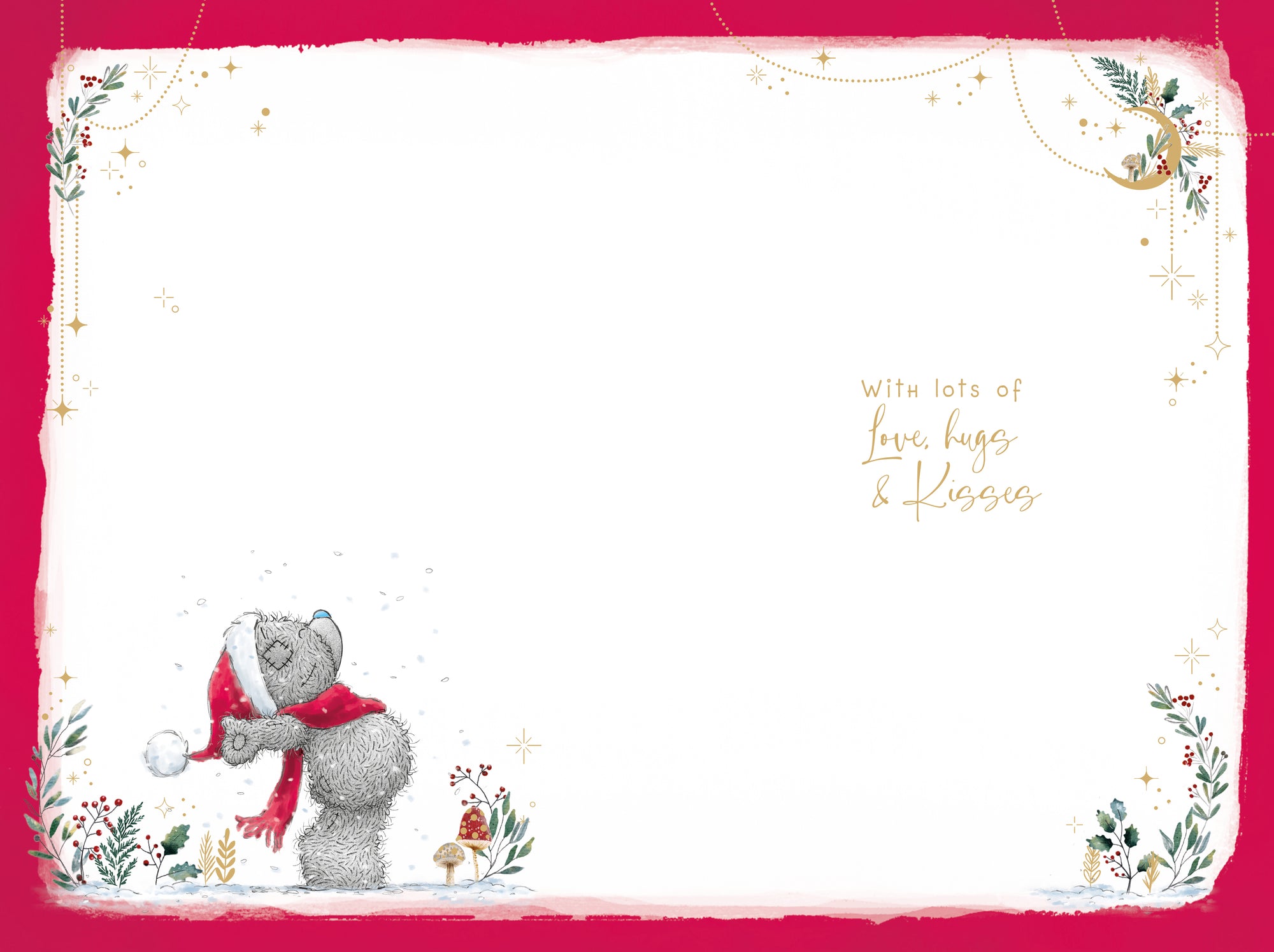 Me To You Tatty Teddy Christmas Card To The Best Mummy, 6x9ins - Official Collection
