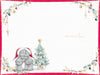 Me to You Tatty Teddy Christmas Card To A Lovely Friend, Two Tatty Teddy Bears Sharing Mugs In The Snow, 6 x 9 Inches - Official Collection
