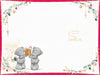 Me to You Tatty Teddy Christmas Card To Someone Special, Tatty Teddy Beside A Decorated Tree Holding A Present, 6 x 9 Inches - Official Collection