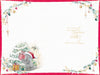Me to You Tatty Teddy Christmas Card To A Lovely Daughter, Tatty Teddy Opening A Christmas Present, 6 x 9 Inches - Official Collection