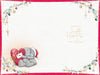 Me to You Tatty Teddy Christmas Card To An Amazing Boyfriend, Tatty Teddy Holding A Large Heart-Shaped Present, 6 x 9 Inches - Official Collection