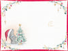 Me to You Tatty Teddy Christmas Card To A Special Dad, Tatty Teddy Carrying A Christmas Tree, 6 x 9 Inches - Official Collection