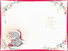 Me to You Tatty Teddy Christmas Card To The Best Cousin, Tatty Teddy Holding A Candy Cane, 6 x 9 Inches - Official Collection