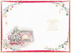 Me to You Tatty Teddy Christmas Card To All Of You, Two Tatty Teddy Bears Standing In The Snow Under A Street Lamp, 6 x 9 Inches - Official Collection