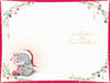 Me to You Tatty Teddy Christmas Card Wishing An Amazing Grandson A Magical Christmas, Tatty Teddy Tucked Into Bed Peeking At A Santa Sack , 6 x 9 Inches - Official Collection