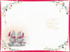 Me to You Tatty Teddy Christmas Card For A Special Husband, Two Tatty Teddy Bears Sharing A Hug In Santa Hats, 6 x 9 Inches - Official Collection