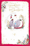 Me To You Tiny Tatty Teddy Cute Christmas Card For Grandson's First Christmas 6x9ins- Official Collection