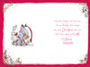 Me To You Tiny Tatty Teddy Cute Christmas Card For Grandson's First Christmas 6x9ins- Official Collection